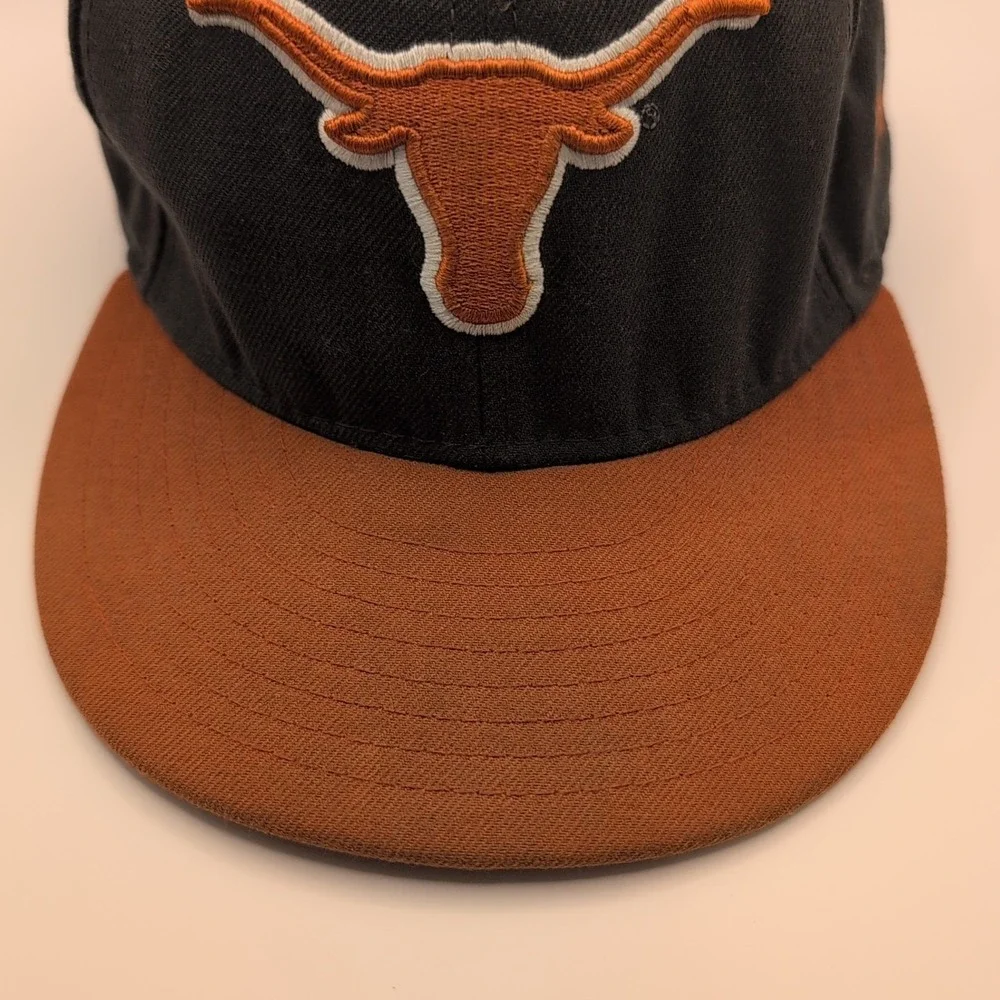 Texas Longhorn Fitted Ball Cap 59FIFTY Measures‎ 7.25